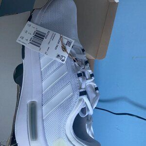 Men's Adidas- NEW Runner Sneakers white on white size 8 1/2